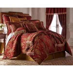PCHF China Art Red 3-piece Comforter Set - California King NWT